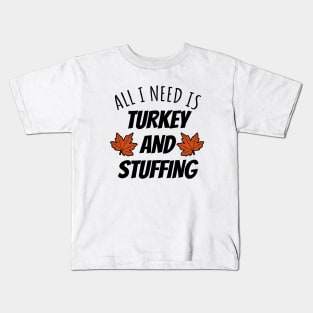 Turkey And Stuffing Kids T-Shirt